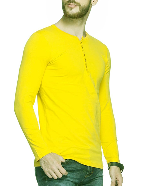 Wholesale Lemon Yellow Tee Manufacturer