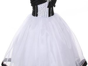 Wholesale Lovely Black and White Girl’s Dress