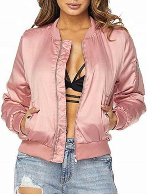 Wholesale Lovely Pink Women’s Jacket Manufacturer