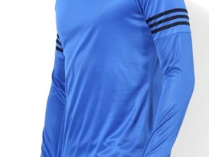 Wholesale Attractive Blue Workout Tee Manufacturer