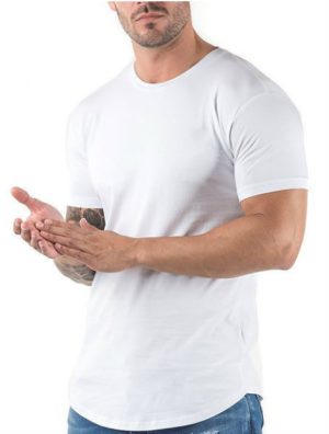 Wholesale Simple White Running Tee Manufacturer