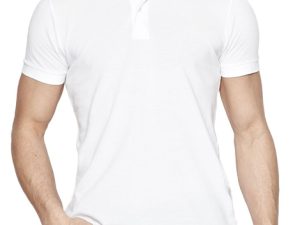 Wholesale White Simple Fitness Polo Tee