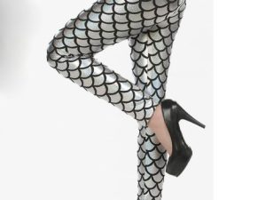 Wholesale Metallic Finished Black And Grey Women's Leggings Manufacturer