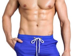 Wholesale Navy Blue Compression Basketball Shorts for Men