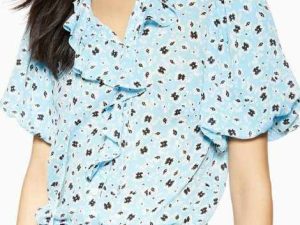 Wholesale Pale Blue Women’s Top Manufacturer