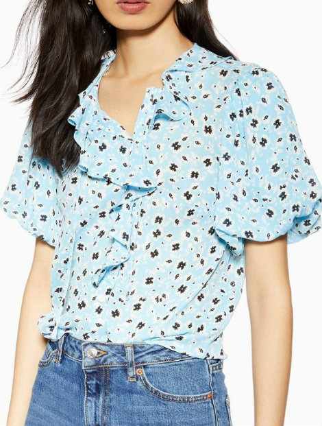 Wholesale Pale Blue Women’s Top Manufacturer