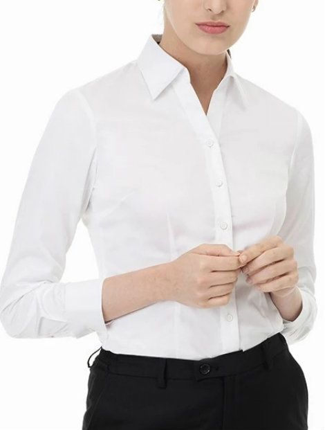 Wholesale Pure White Women’s Shirt