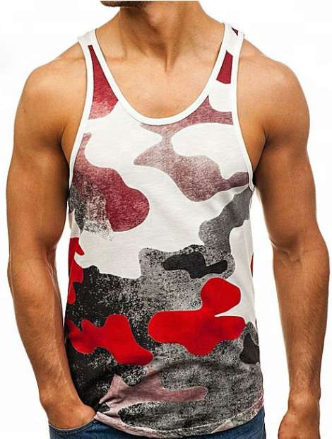 Wholesale Red and White Vest