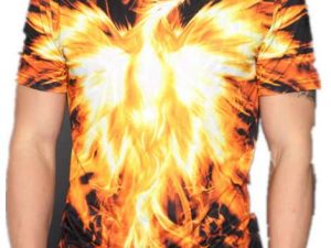 Wholesale Orange and Yellow Sublimated T Shirt Manufacturer