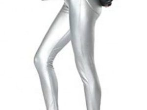 Wholesale Shiny Silver Women's Leggings Manufacturer