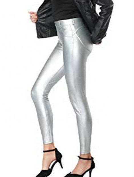 Wholesale Shiny Silver Women's Leggings Manufacturer