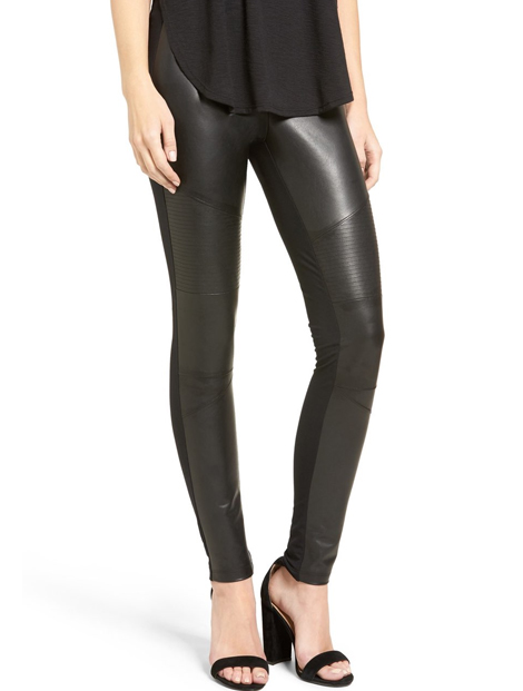 Wholesale Sleek Black Faux Leather Leggings Manufacturer in USA, UK, Canada