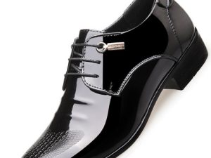 Wholesale Sleek Black Shoe Manufacturer