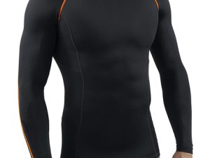 Wholesale Smart Looking Black Mens Compression Tee Manufacturer