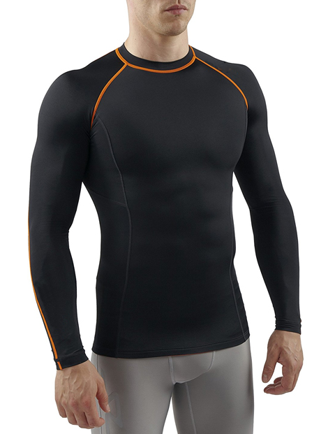 Wholesale Smart Looking Black Mens Compression Tee Manufacturer