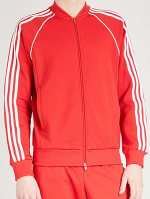 Wholesale Sporty Red and White Jacket