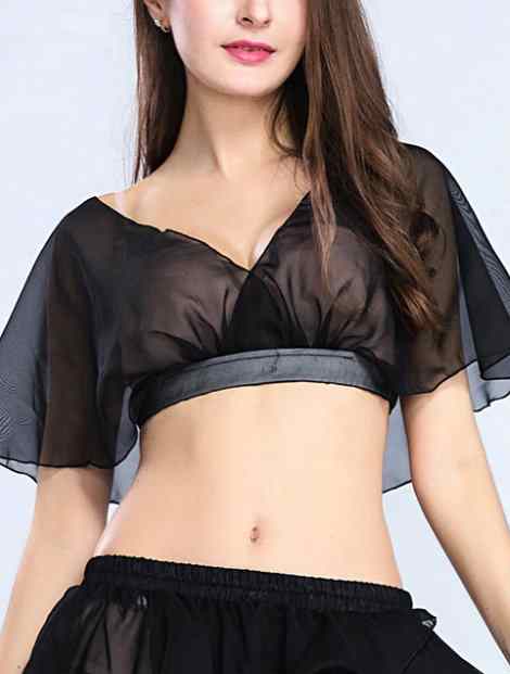 Wholesale Starry Black Dance Top