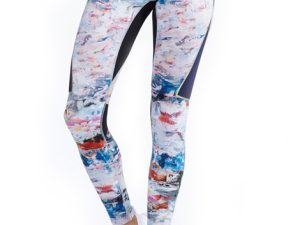 Wholesale Watercolor Printed Sublimated Women's Leggings Manufacturer