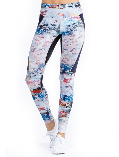 Wholesale Watercolor Printed Sublimated Women's Leggings Manufacturer