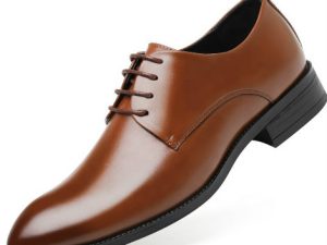Wholesale Plain and Simple Brown Men's Dress Shoe Manufacturer