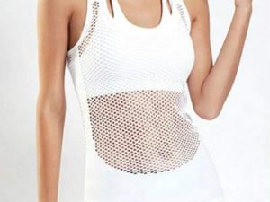 Wholesale White Simple Workout Top Manufacturer