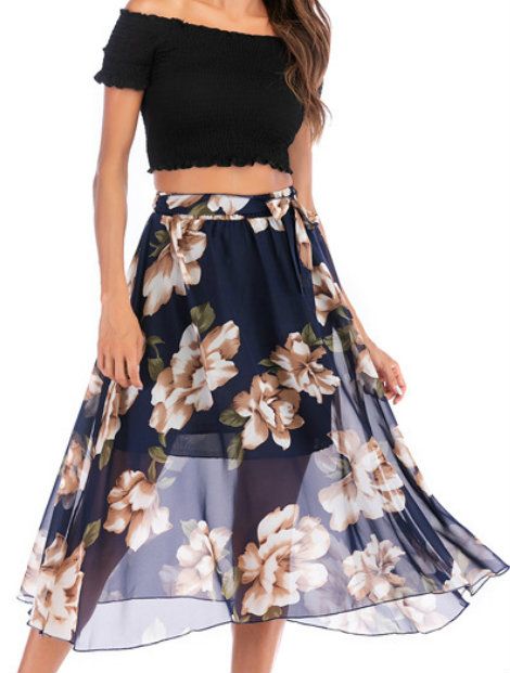 Wholesale Alluring Printed Skirt Manufacturer