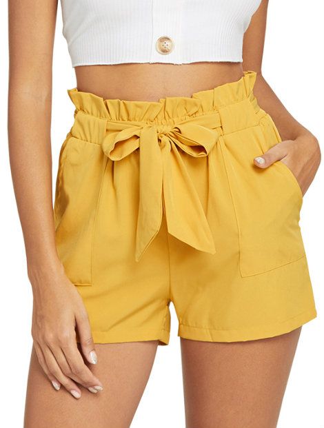 Wholesale Yellow Women’s Shorts Manufacturer