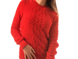 Wholesale Ravishing Red Women’s Sweater Manufacturer