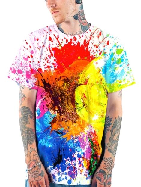 Wholesale Bright Multi-Colored T-Shirt Manufacturer