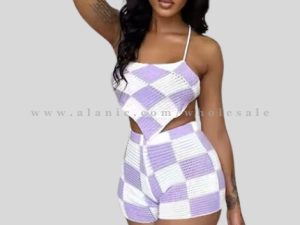 thin strap knitted crop top vendor