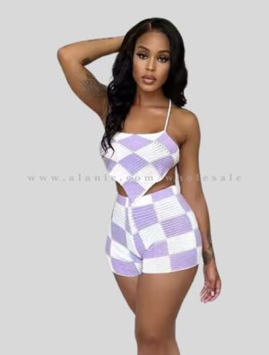 thin strap knitted crop top vendor