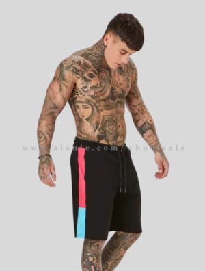 black fitness shorts for men manufacturer