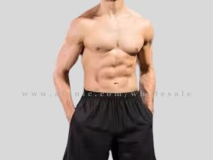 black mens workout shorts in bulk