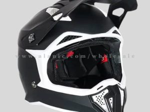 black offroad motorcycle helmet in bulk