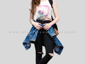 black ripped jeans for women in bulk