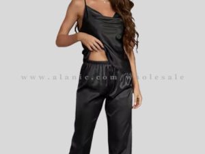 black sleeveless sleepwear manufacturer