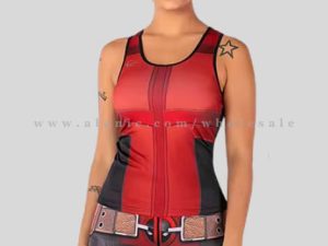 comic printed tank top for women in bulk