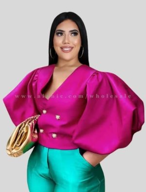 dark pink plus size party dress wholesaler