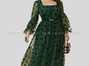 green plus size evening party dress supplier