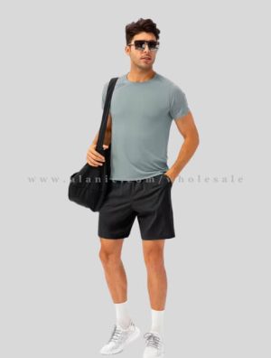 mens athletic shorts with tshirt in bulk