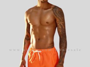 orange mens workout short vendor