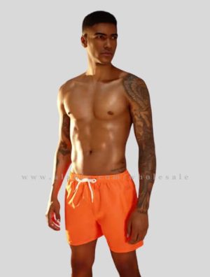 orange mens workout short vendor