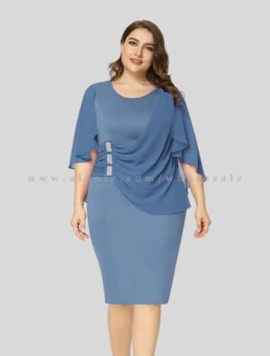 plus size pencil cut party dress wholesaler