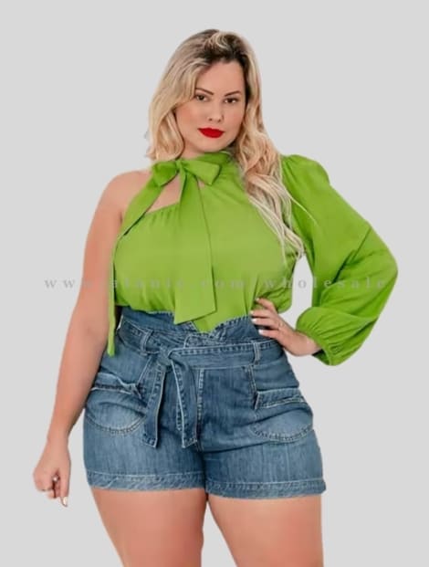 plus size womens top & shorts vendor