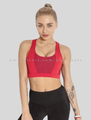 red push up sports bra manufacturer