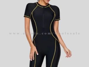 womens swimsuit with front zip in bulk