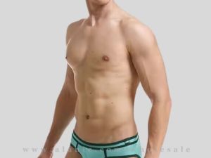 blue knitted mens underwear briefs vendor