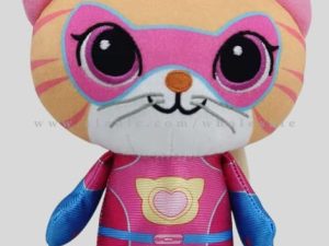 dark pink super cat soft toy manufacturer