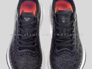 black mesh breathable running shoe vendor