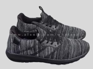 wholesale black mesh quick dry running shoe